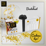 LW Collection Bestekset met Eetstokjes Goud elegant 36 stuks